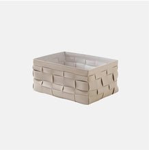 Load image into Gallery viewer, Clovis Wowen Leather Basket