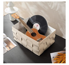 Load image into Gallery viewer, Clovis Wowen Leather Basket