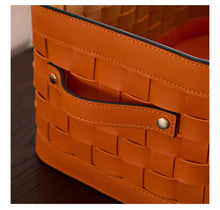 Load image into Gallery viewer, Miramar Wowen Leather Basket