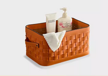 Load image into Gallery viewer, Miramar Wowen Leather Basket