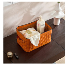 Load image into Gallery viewer, Miramar Wowen Leather Basket