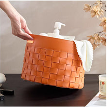 Load image into Gallery viewer, Palm Bay Wowen Leather Basket