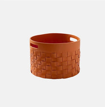 Load image into Gallery viewer, Palm Bay Wowen Leather Basket