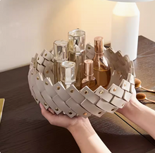Load image into Gallery viewer, Norman Wowen Leather Basket
