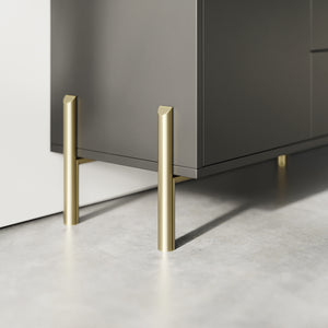 Set of 4 Brass Cabinet Legs - ivadecorstudio
