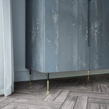 Load image into Gallery viewer, Mid Century 16'' Tapered Brass Furniture Legs - ivadecorstudio