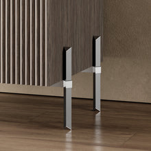 Load image into Gallery viewer, Set of 4 Diamond Brass Furniture Legs