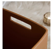 Load image into Gallery viewer, Glendale Wowen Leather Basket