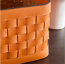 Load image into Gallery viewer, Miramar Wowen Leather Basket