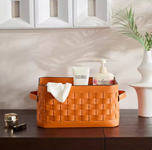 Load image into Gallery viewer, Miramar Wowen Leather Basket