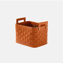 Load image into Gallery viewer, Joliet Wowen Leather Basket