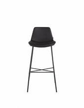 Load image into Gallery viewer, Pera black barstool with x base - ivadecorstudio