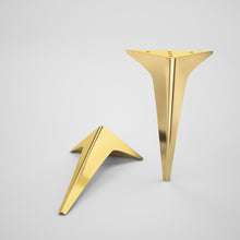 Load image into Gallery viewer, Set of 4 Brass Furniture Legs - ivadecorstudio
