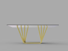 Load image into Gallery viewer, Accordion Live Edge Dining Table Legs - ivadecorstudio