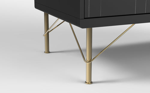 7 7/8'' Gold Furniture Legs For Sofa and Cabinet - ivadecorstudio