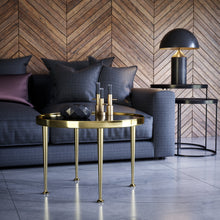 Load image into Gallery viewer, Set of 4 16&#39;&#39; Brass Tapered Bench Legs - ivadecorstudio